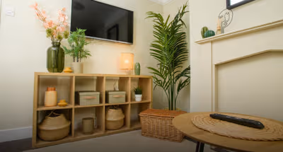 Living area at Stunning 2 Bedroom Home | Free Parking and Wifi