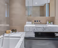 Bathroom at Liverpool Street Apartments by MySquare