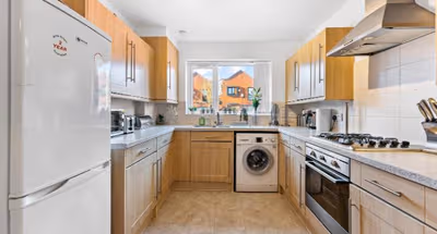 Fully equipped kitchen at 22 Florin Lane