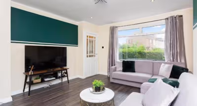 Living room at 12 Niddrie Marischal Crescent