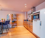 Fully equipped kitchen in 2 bed at Blonk Street