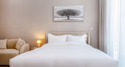 Spacious Studio Azizi Riviera , Meydan living