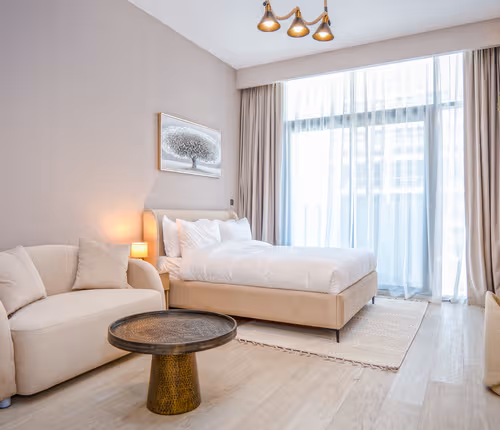 Spacious Studio Azizi Riviera , Meydan living