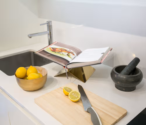 Fully equipped kitchen at Kenrick Place Apartments