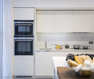 Fully equipped kitchen at Kenrick Place Apartments