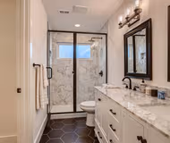 Bathroom at Modern Hideaway Near the Domain