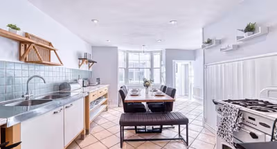 Fully equipped kitchen at 183 High Street