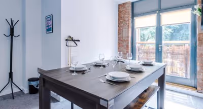 Dining space at 12 York Street
