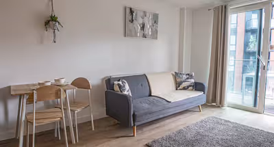 Living room - 1 bed apartment