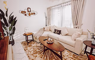 3BR in Al Raha Loft 1, with Beach Access