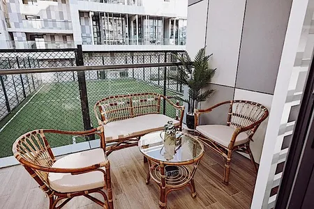 3BR in Al Raha Loft 1, with Beach Access