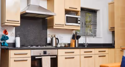 Fully equipped kitchen at 13 Herschel Place