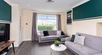 Living room at 12 Niddrie Marischal Crescent
