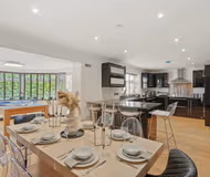 Luxury dining area at 15 Malton Road