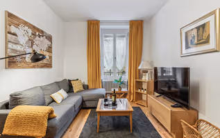 Stylish One-Bedroom Apartment in Môle, Geneva