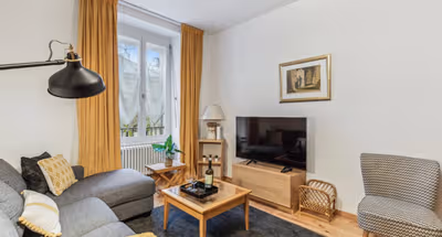 Stylish One-Bedroom Apartment in Môle, Geneva