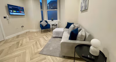 Living room at Flat 1,  Kings Road