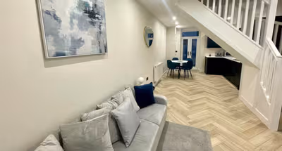 Living room at Flat 1,  Kings Road