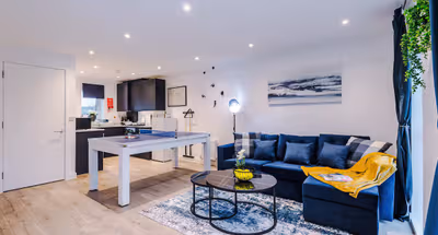 Living room at Furlong Way by Mia Partners
