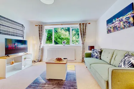 Comfy living space at Spacious Ground Floor Apartment in Central Tunbridge Wells
