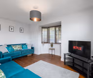 Living area at Tunbridge Way House