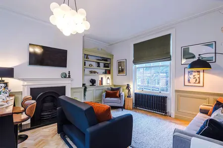 Living room at Aldwark Mews