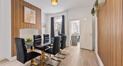 Dining space at 29 Great Central Avenue