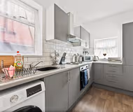 Fully equipped kitchen at 29 Great Central Avenue