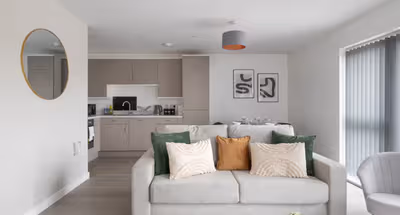 Living room at Islay Court