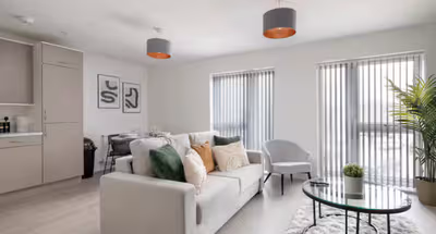 Living room at Islay Court