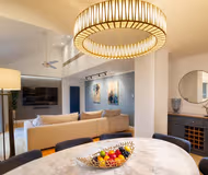 living space at Monarch House Serviced Apartments