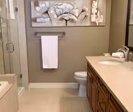 Bathroom - 1 bed apartment