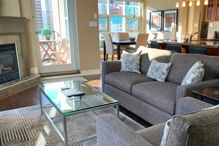 Living area - 1 bed apartment