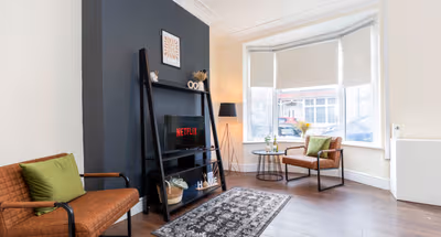 2 Bed house sleeps 5 in Redcar free parking