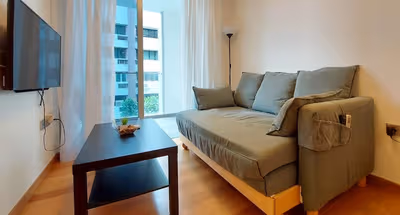 Living space - 1 bed apartment
