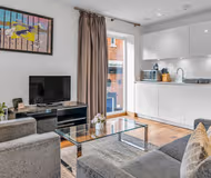 Living room at Shoreditch Square at Shoreditch by MySquare