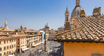 Beautiful Apartment With Terrace overlook Piazza Navona, A Gothic Architecture