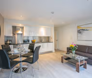 Living space - 1 bed apartment