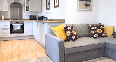 Living area - 3 bed apartment