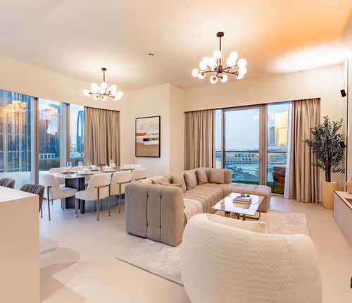 Lux 3BR Serviced Apartment in Downtown Dubai