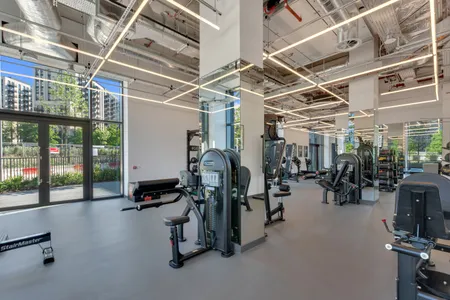 Gym at Luna Wembley Park Apartments by MySquare
