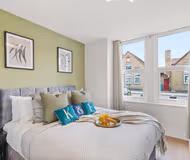 Modern 3x bed with outside space