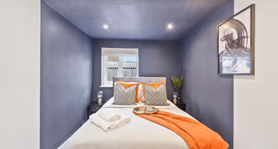 Modern 3x bed with outside space