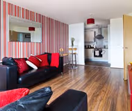 Central MK Apartment with Balcony and Free Parking