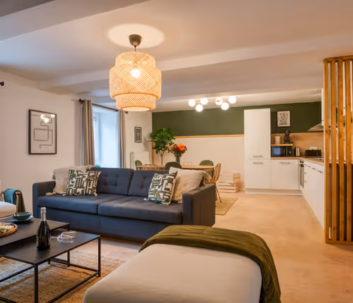Louveigné Serviced Apartment living room