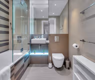 Bathroom at Studio in Avant Garde Apartments by MySquare