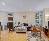 Living area - 1 bed apartment