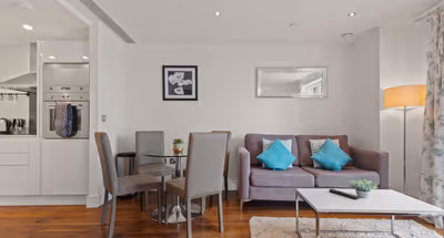Dining Space in One Bed Apartment at Talisman and Duckman Tower by MySquare