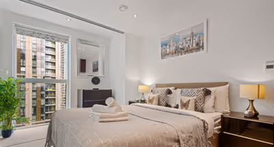 1 bedroom apartment at Talisman & Duckman Tower at Canary Wharf by MySquare