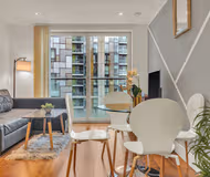 Dining Space in One Bed Apartment at Talisman and Duckman Tower by MySquare